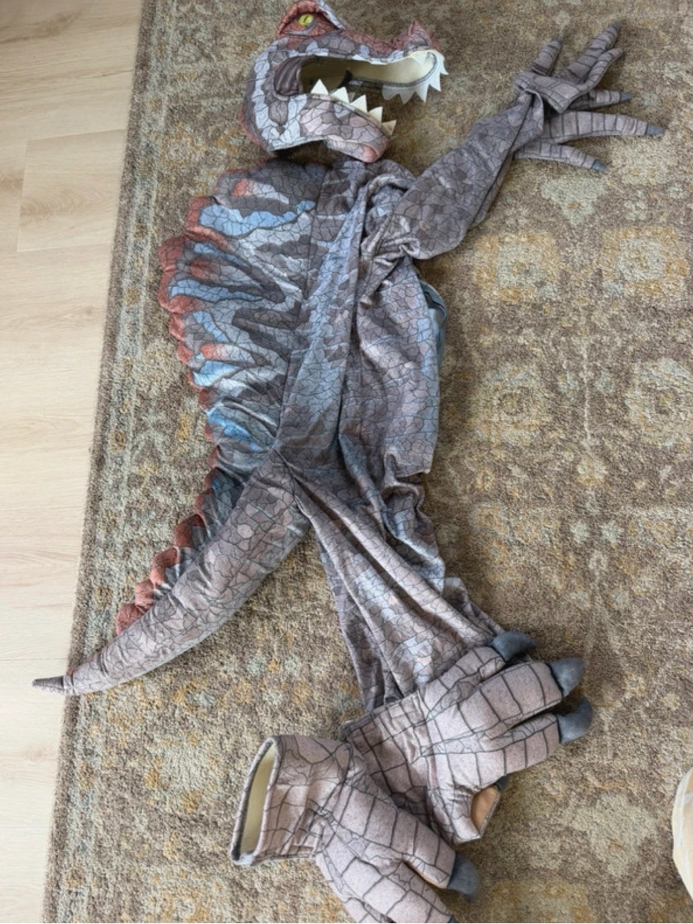 Kids Dinosaur Costume - Brown/Gray Spinosaurus Outfit